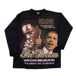 Vintage MLK/Obama "The Dream" Long Sleeve Shirt