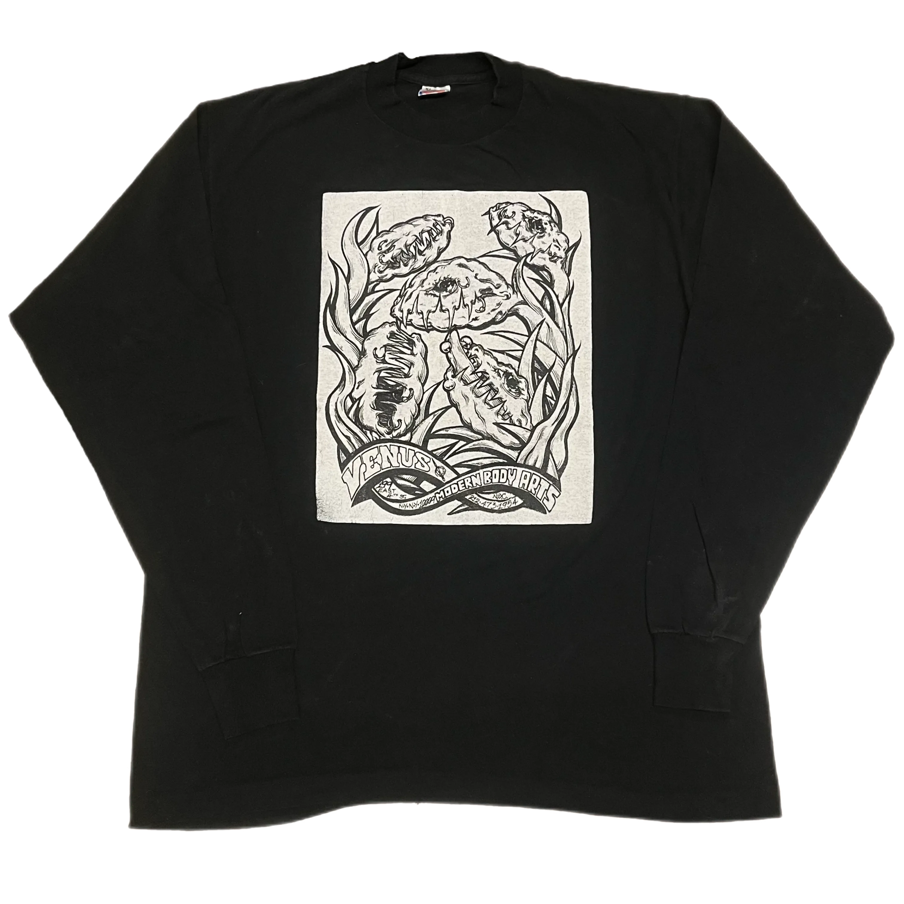 Vintage Venus Modern Body Arts "NYC" Long Sleeve Shirt