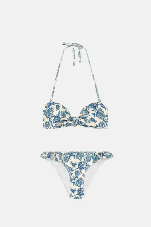 Walnut Yumi Bikini Blue Lobelia Garden
