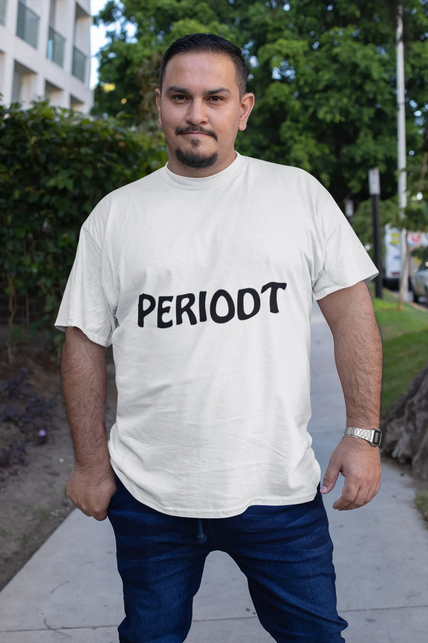 White Genz Phrase Plus Size T-Shirt