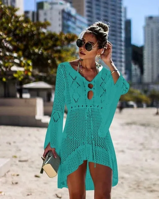 Women Sexy Hollow Cover Up