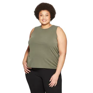 Women's Sleeveless Casual Top,Olive