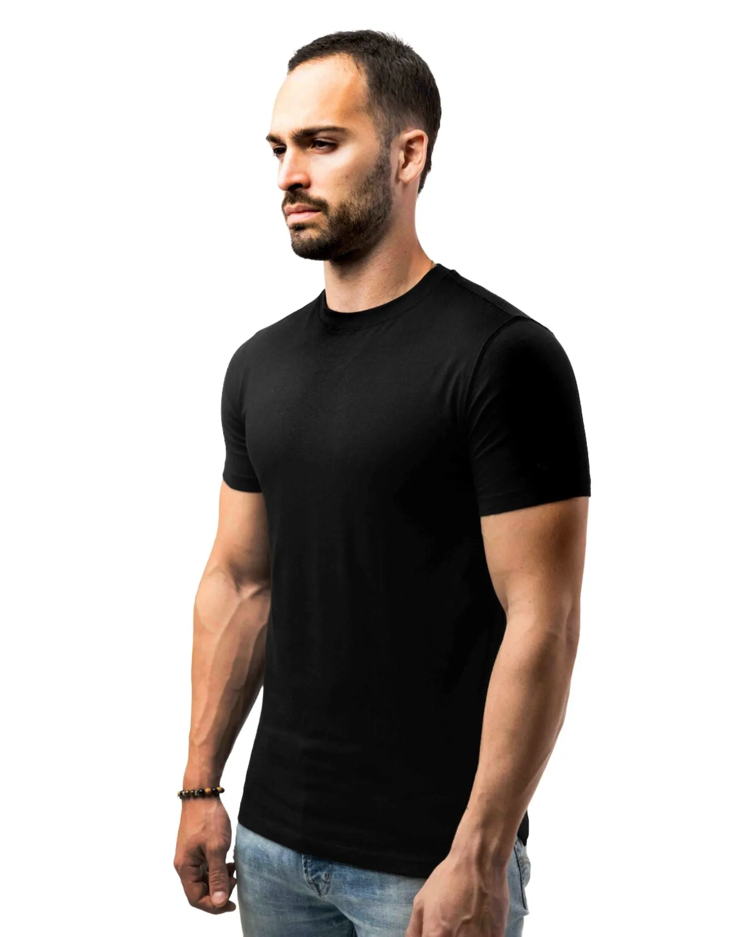 Zafiro Classic T-Shirt Crew Neck - Black